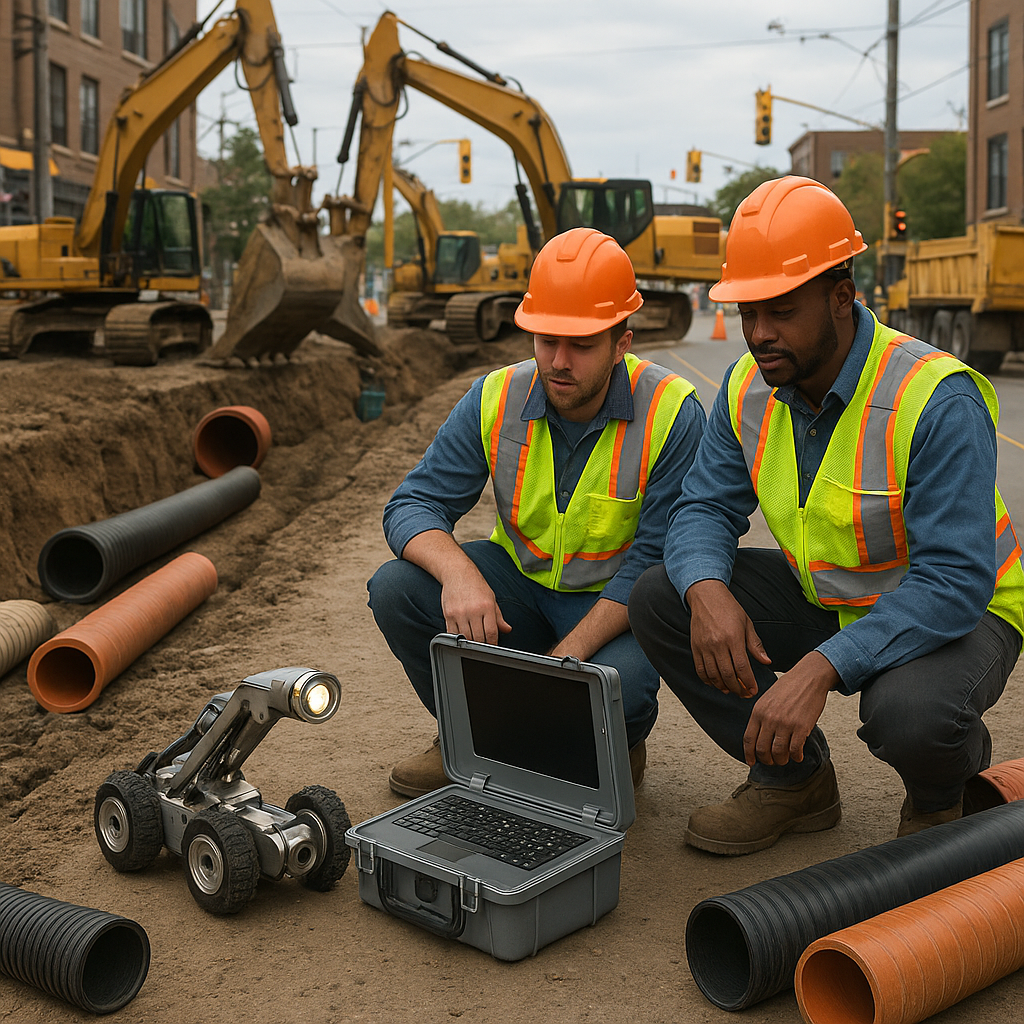 Professional image for Advanced Drain Inspection Equipment for 2024