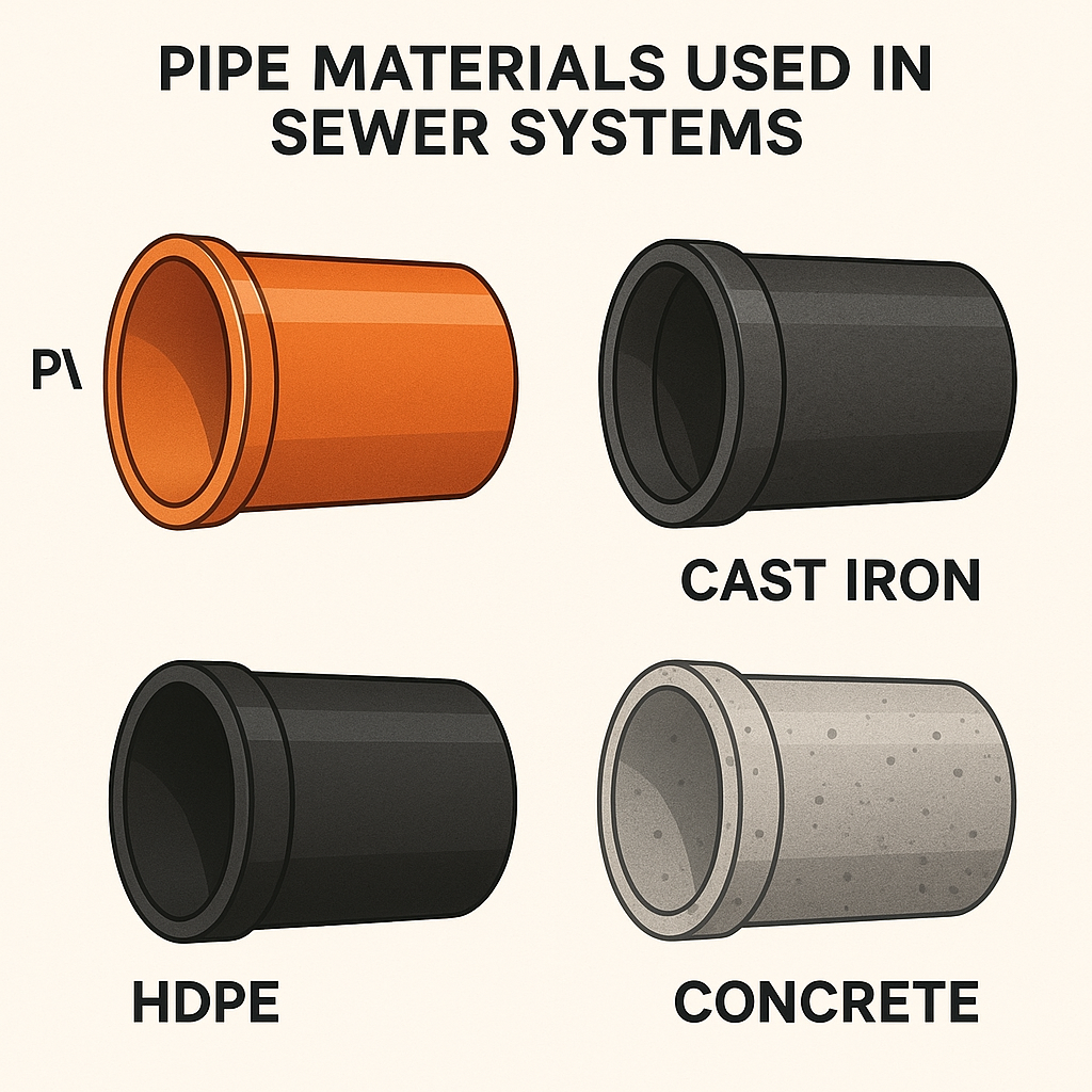 Professional image for Choosing the Right Pipe Material for Sewer Systems