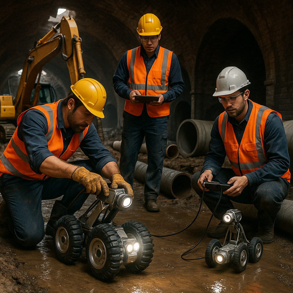 Professional image for Revolutionizing Plastic Pipe Inspection with AI & Robotics