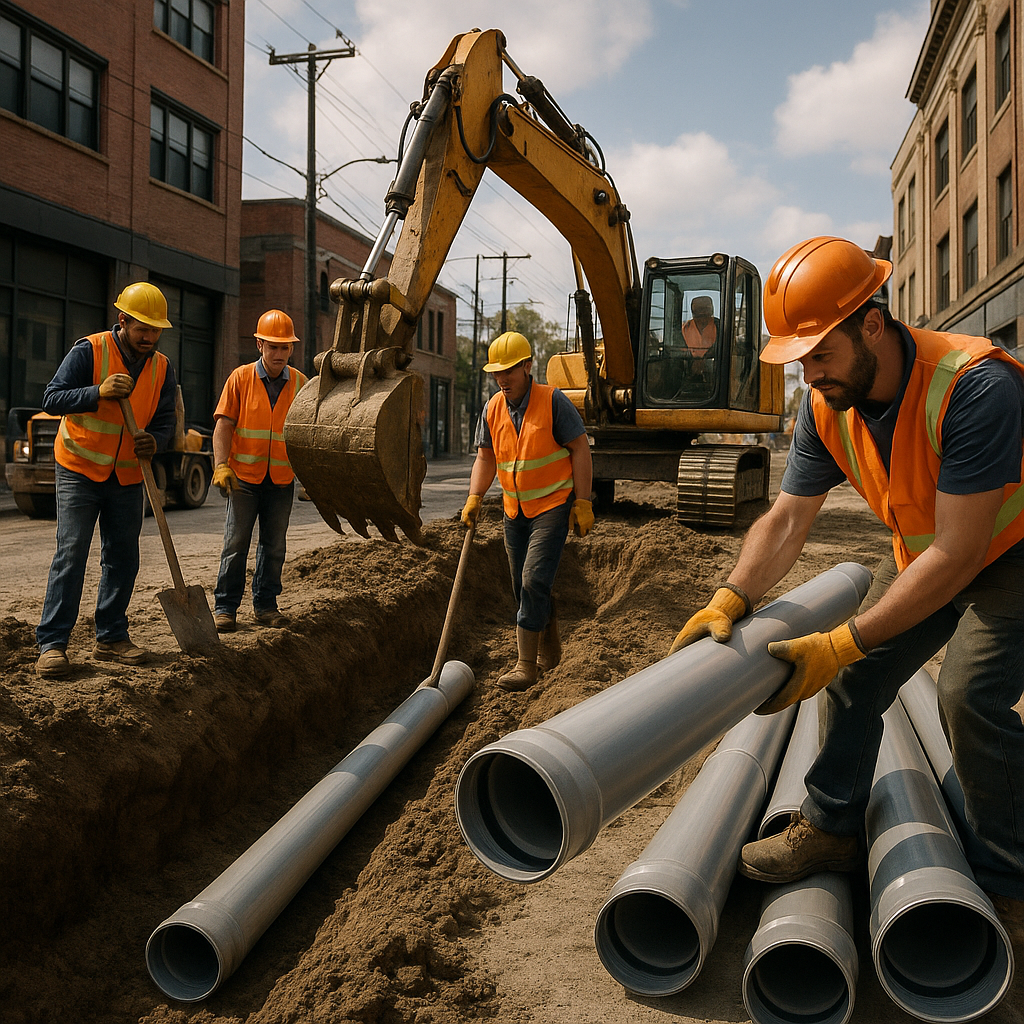 Professional image for Revolutionizing PVC Pipe Inspection with Advanced Tech