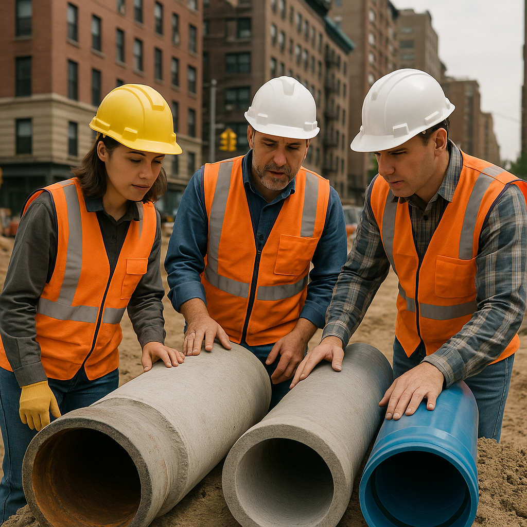 Professional image for Understanding Sewer Pipe Materials and Types